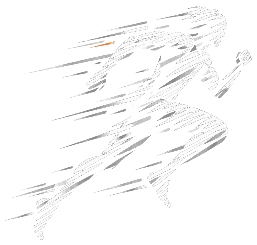Striders runner illustration